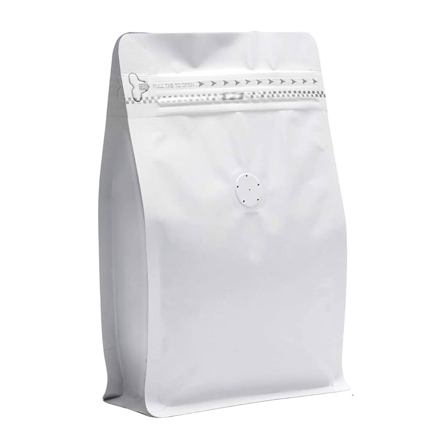 Flat Bottom Coffee Bags with Valve – Premium Coffee Packaging Bags Kampala, Uganda