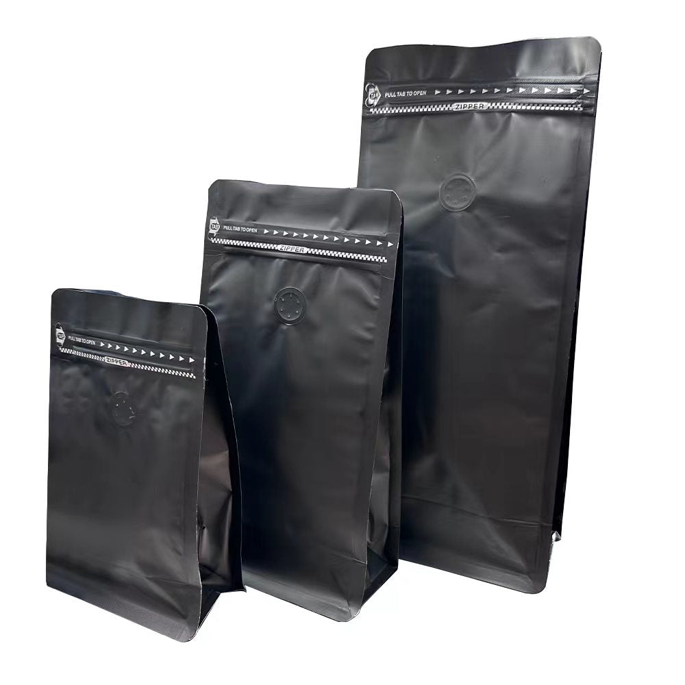 Flat Bottom Coffee Bags with Valve – Premium Coffee Packaging Bags Kampala, Uganda